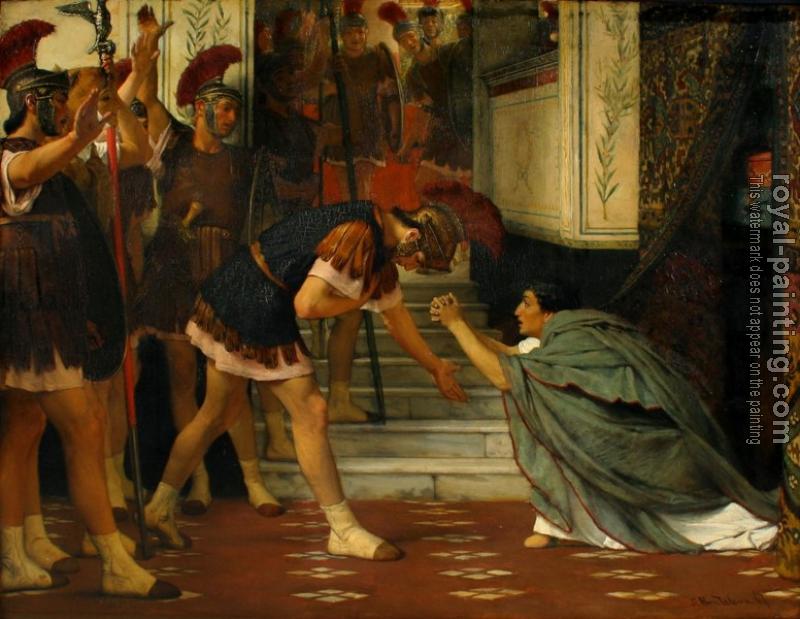 Sir Lawrence Alma-Tadema : Claudius Summoned
